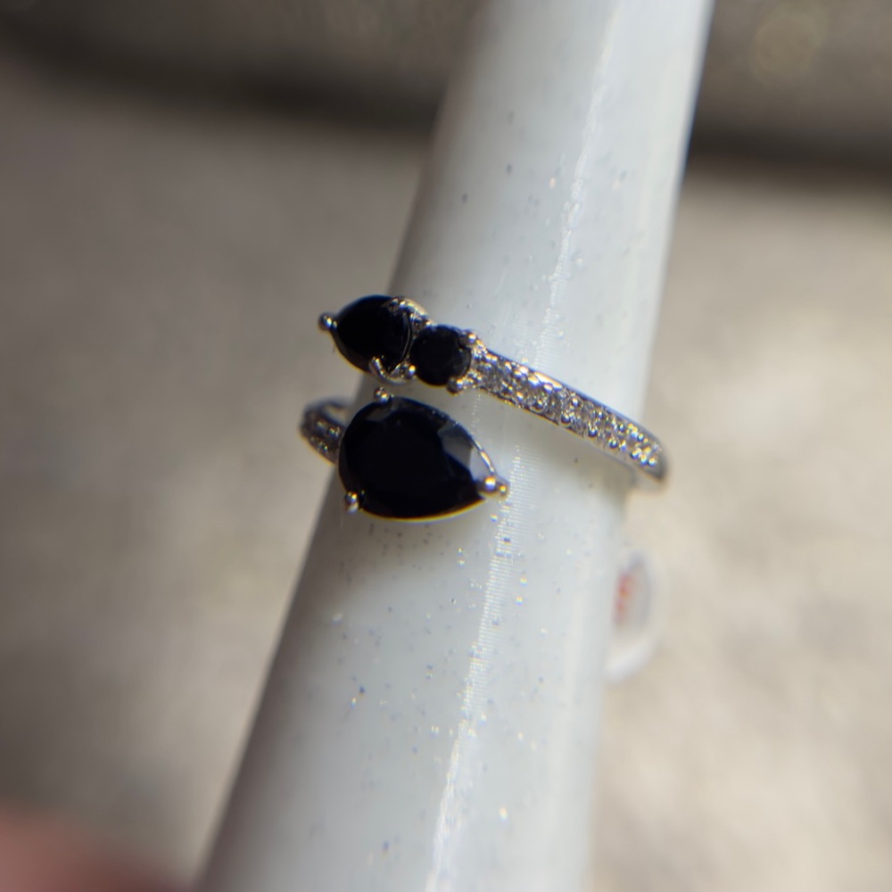 NWT BP rhodium plating ring THE OPEN FLAME size 6 - Picture 2 of 5